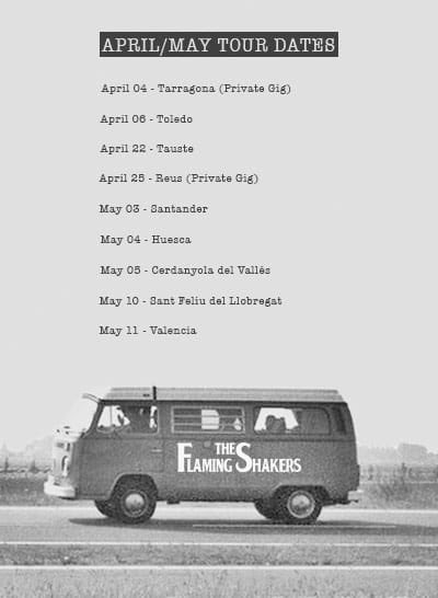 🚌 April/May 2019, Tour Dates! 

📍 theflamingshakers.com

#TheFlamingShakers