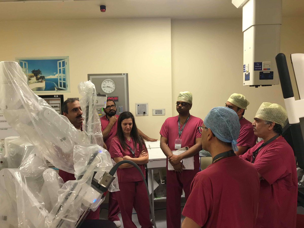 PColorectal's tweet photo. UK #Robotic #TtTcourse - DAY 1 the Framework of Technical Skills Training in #roboticsurgery - set, dialogue, closure @nader_nkfrancis @JimkhanMD @CRSelvasekar at @QAHospitalNews #VIMARS course endorsed by @ALSGBandI - developing the #RTTT for @ASiTofficial @Dukes_Club @YouESCP https://t.co/d4A4g9eJ8v