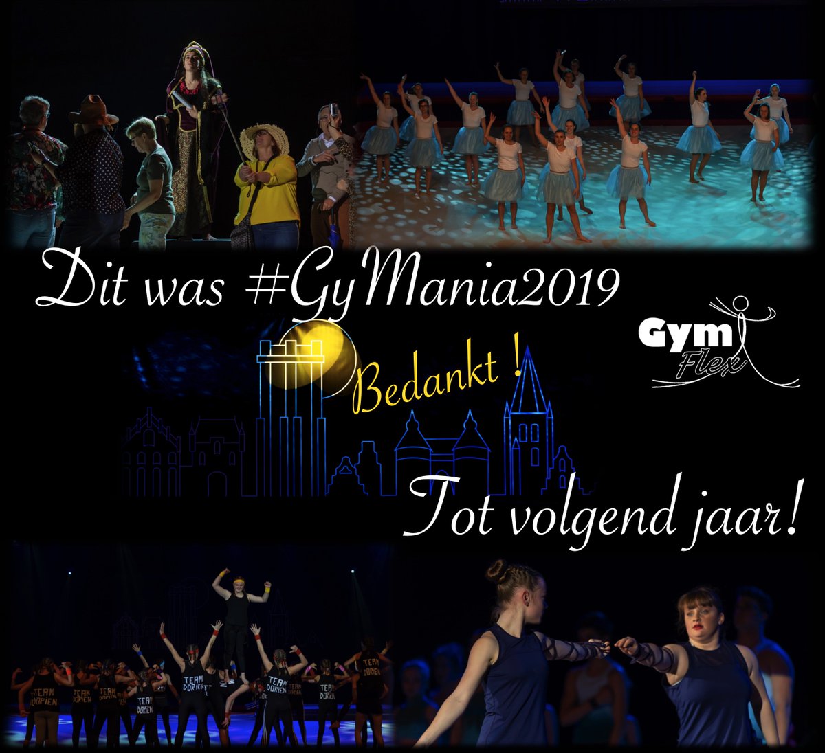 GymFlexclub's tweet photo. Bedankt iedereen! We waren blij dat u erbij was... Tot volgend jaar!
#GyMania2019 #goGymFlex #sportersbelevenmeer #2800love #wearegym https://t.co/doakv8mRCp