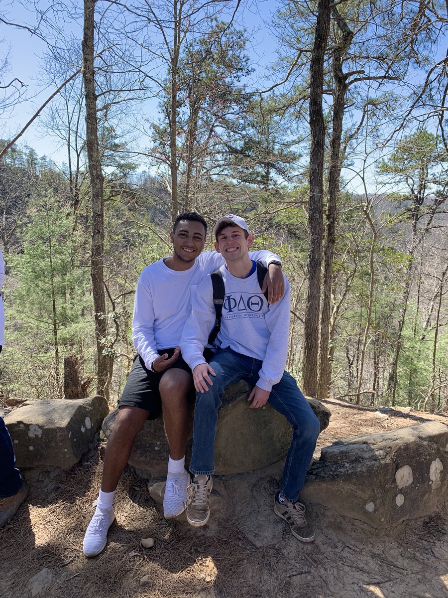 Shoutout to the brothers who went on the brotherhood hike at Red River Gorge!