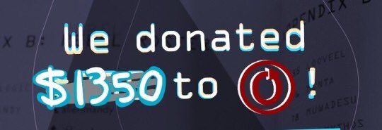 vldMATTzine's tweet photo. Update: Mod E got her tax return and they gave us back 420$, which brings our donation total to 1350! 😍🎉 https://t.co/pF0O6IloO2