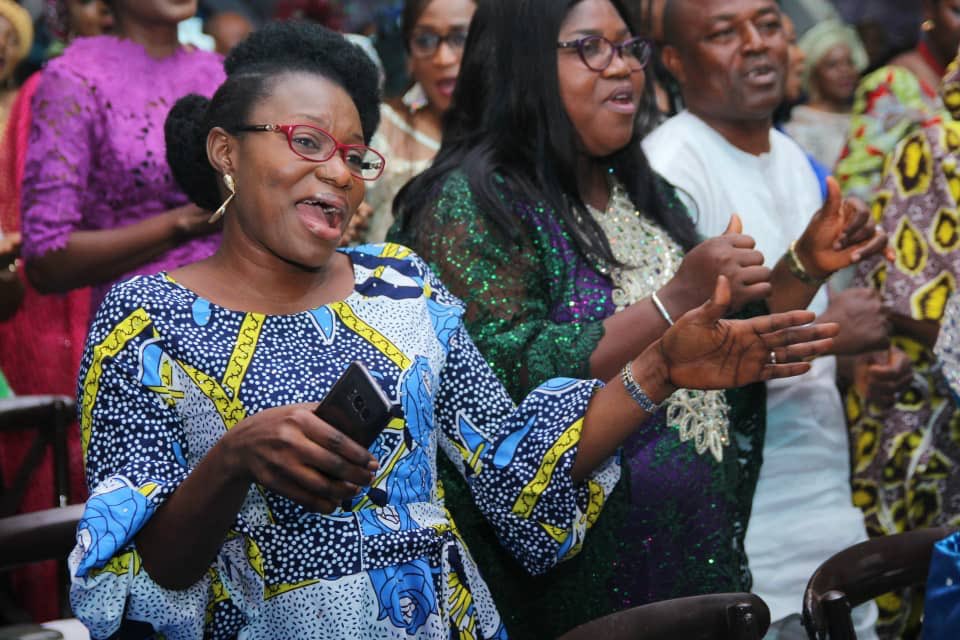 FirstBankngr's tweet photo. And this was how we rounded off the FirstBank 125th anniversary thanksgiving service -Dance, dance, dance!!!
#FirstBankThanks
#WovenintotheFabricofSociety
#BeyondComparison
#FirstBankat125 https://t.co/d0w8gTmh91