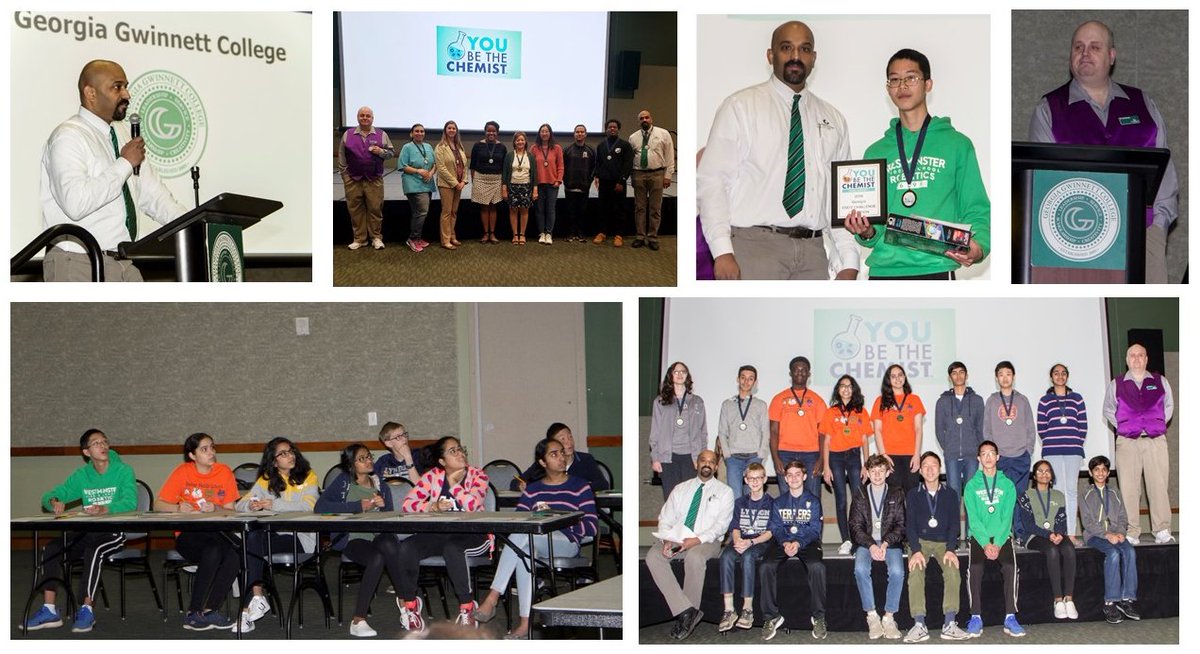 AjayMallia's tweet photo. #AnotherGreatEvent #YouBeTheChemist #Georgia State #Challenge at @GeorgiaGwinnett  @GGCSST  @chem_ed  @ACSGrizzlies  #Congratulations all #participants and #Winners. #ThankYou All!! https://t.co/CS7OfYqBll