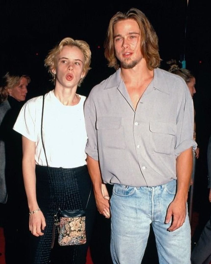 Retrocokes's tweet photo. Brad Pitt morphing into his girlfriends over the years.
#Retro #Retrocoke #Bradpitt https://t.co/tXuiMNiuGI