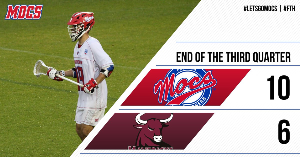 FSC_Mocs's tweet photo. #FSCMLAX: After three quarters, @FSC_MLAX leads the Mavericks by four. Watch the final quarter live at https://t.co/hXfQMa4r95 #LetsGoMocs #FTH https://t.co/thkLQdomAX
