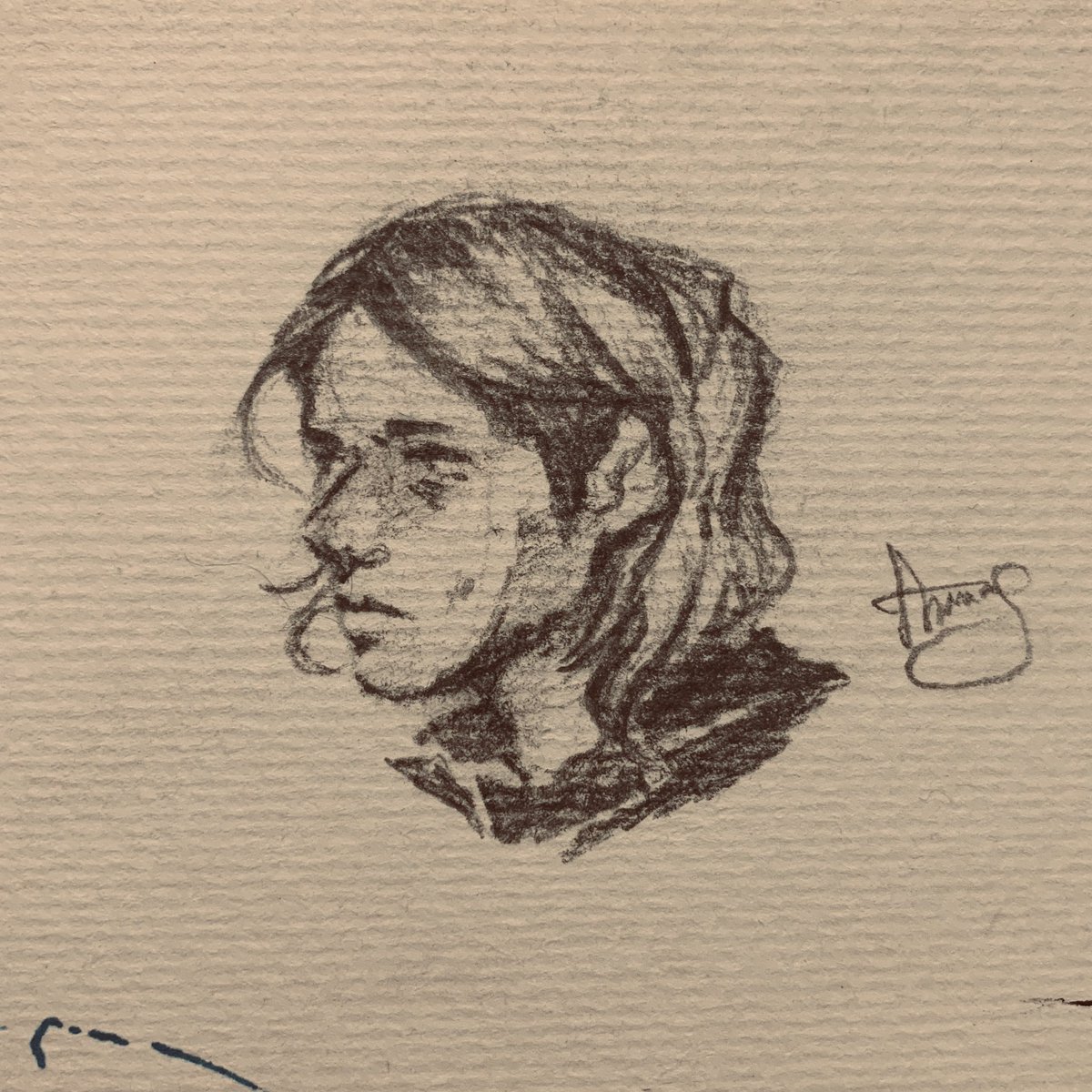 realThomassDean's tweet photo. Kurt drawing https://t.co/zp3u7KpOqH
