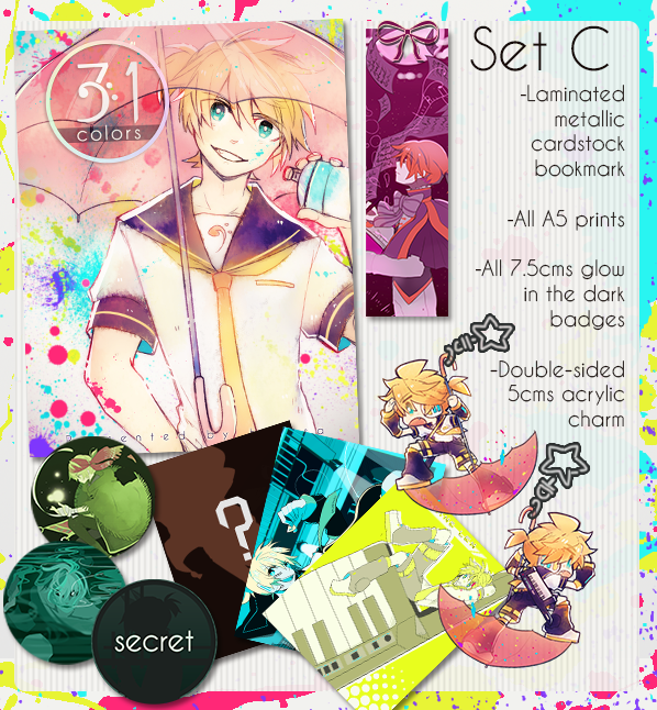 Sets! (Set A is book only!) 