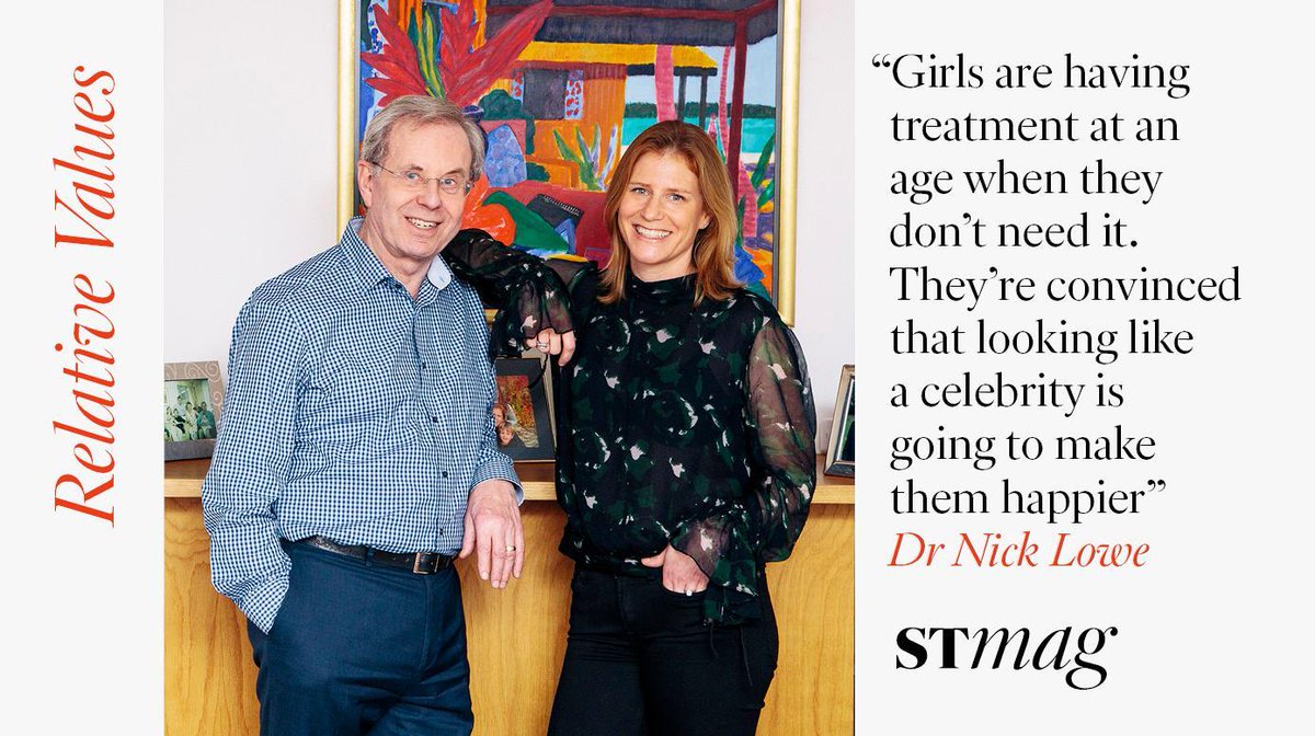 Relative Values: Botox pioneers <a href="/DrNickLoweSkin/">Dr Nick Lowe</a> and his daughter Philipa, a skin specialist, on the growing crisis in girl’s self-confidence thetimes.co.uk/article/relati…