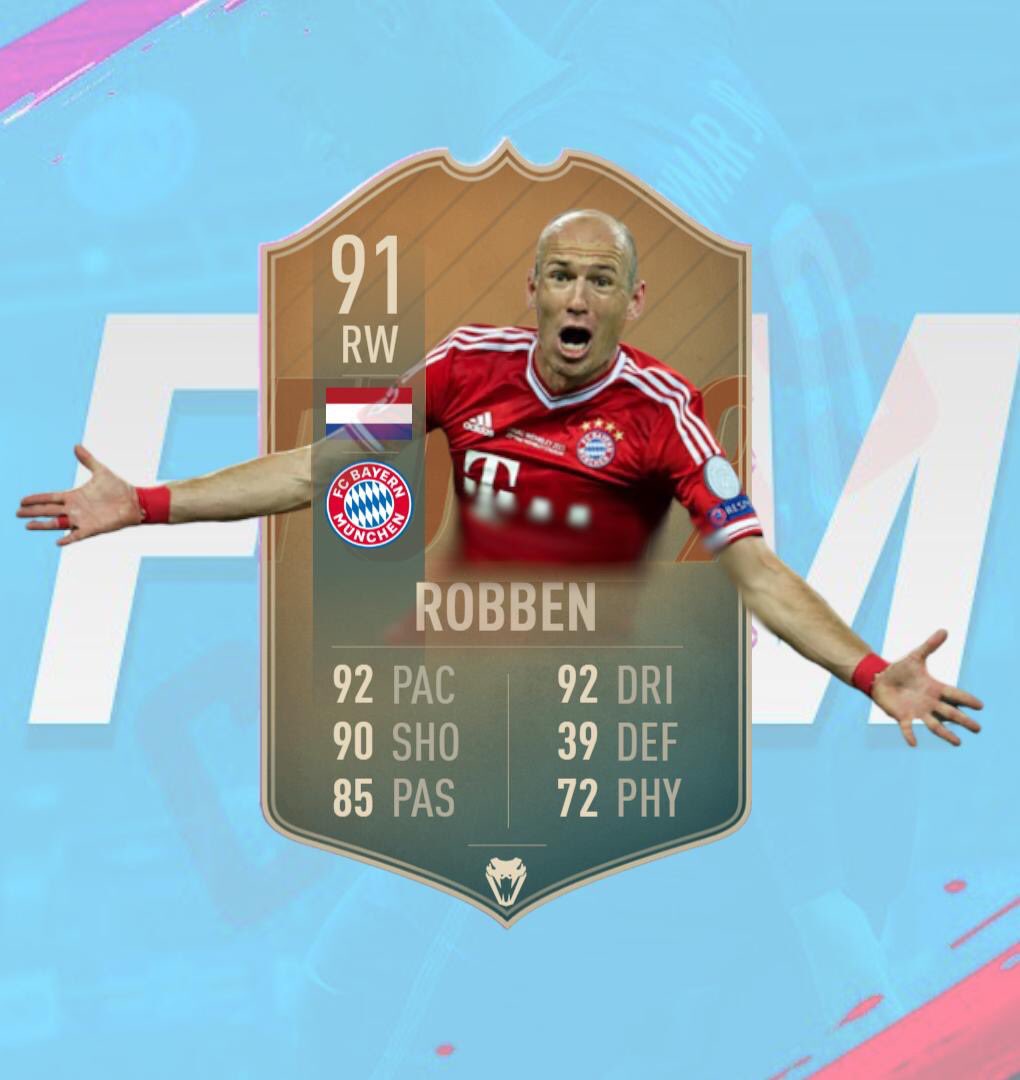 FUT_YoungMoney's tweet photo. We’re getting #Flashback Robben Tuesday IMO 😍
#FUT12 #10YearsOfFUT #FutBirthday #FUT19 https://t.co/oJrTg4FOML