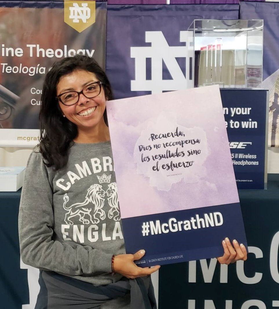 McGrathND's tweet photo. ¡Conoce a nuestro equipo #LAREC en #RECongress! Encuéntrenos en la sala de exhibición 687 y 689 (atrás a la izquierda del Hall A).
3- Conoce a Elizabeth Berruecos (BIO: https://t.co/bHAc0g9oQ3)
Aprende más sobre el trabajo de Ellie:
Teología en línea: https://t.co/8rXW4O7Wfk https://t.co/XjeNxcJ3yb
