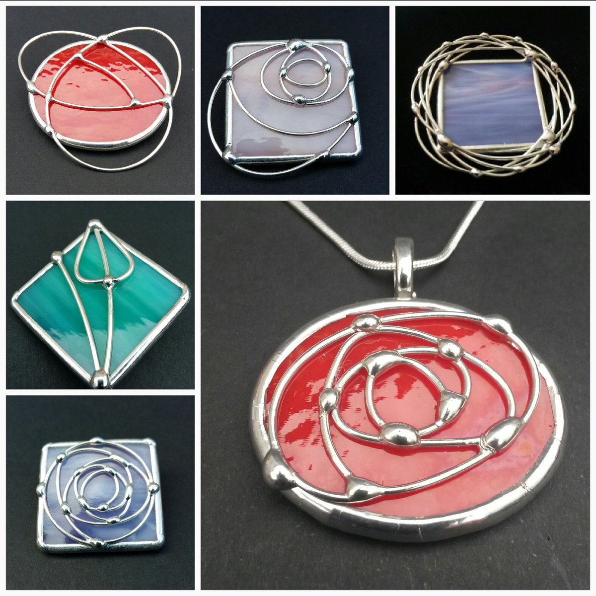 Hi <a href="/TheoPaphitis/">Theo Paphitis</a>  whilst keeping my fingers crossed until you make your decision I may struggle to keep giving a traditional craft a fresh twist with my range of striking and colourful #Handcrafted  Stained Glass #Jewellery 😀 #SBS #brooch #pendant craftedglass.co.uk