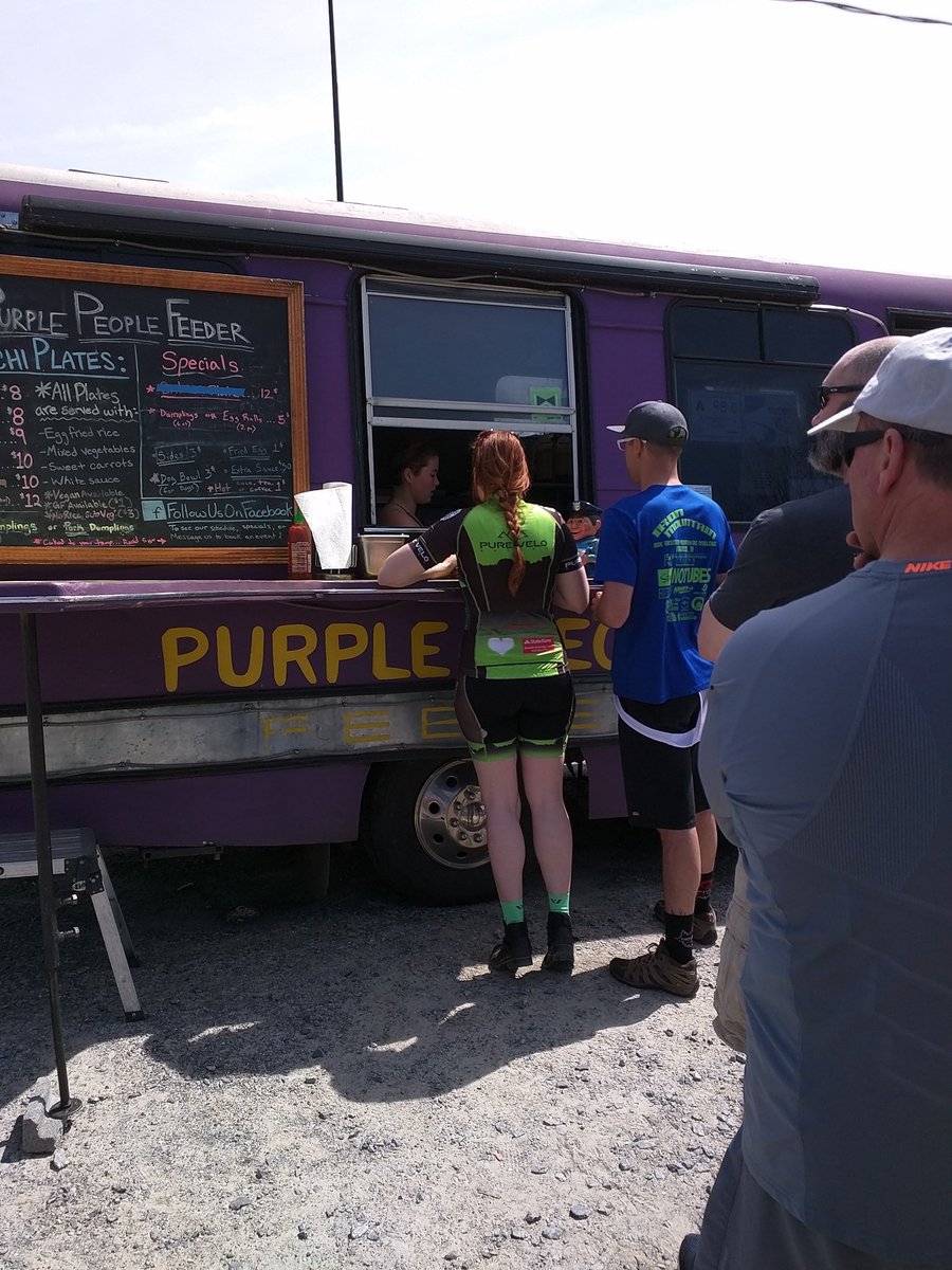 Purple People Feeder in full effect at The Hub.