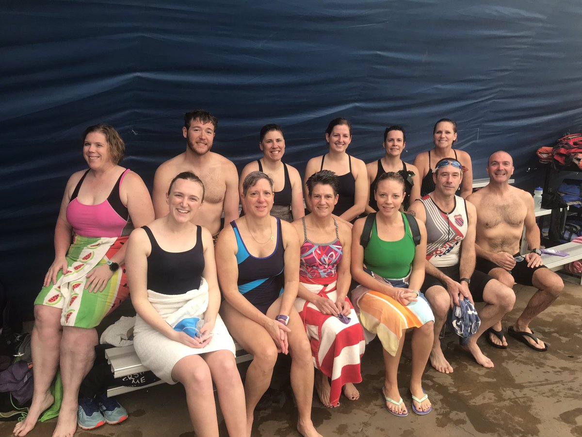 YMCANuber's tweet photo. First Annual Open Water Clinic here at the Nuber YMCA in East Memphis! Over 50 years experience combined here teaching new triathletes and open water swimmers! Don’t forget, sign up for @memphisinmay #Triathlon May 18&amp;19! #SundayFunday https://t.co/VlFy2BLOee