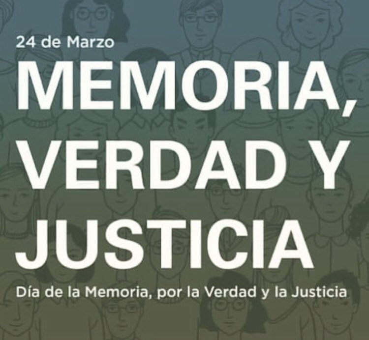 sdoyspmerlo's tweet photo. 24 de marzo, Día de la memoria, por la verdad y la justicia 
#Memoria #Verdad y #Justicia https://t.co/JtxBMeKb4M