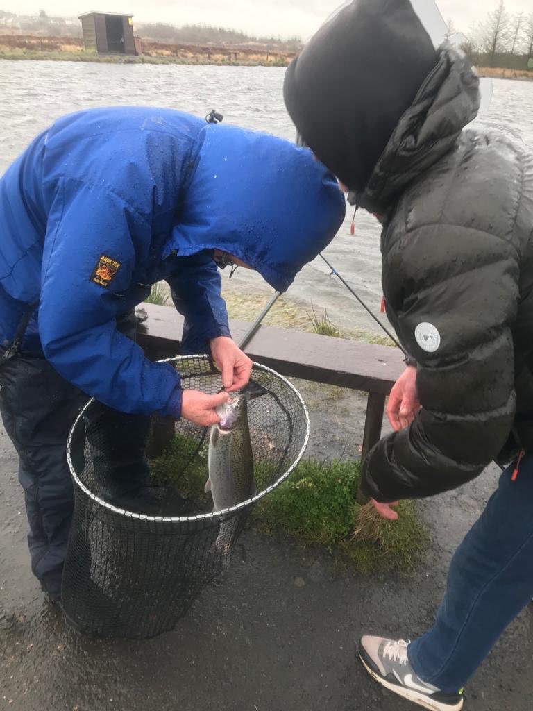 greenviewsch4's tweet photo. Class 3 and their dads/carers enjoyed a day of fishing!🎣  even the weather couldn’t stop the boys! Thanks to John our lovely janitor for learning the boys a new skill 🐟 #newskills #gonefishing https://t.co/cAss25cldG