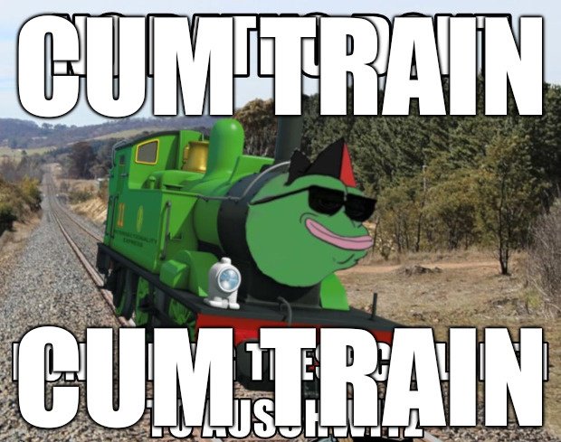 AnarchoBro96's tweet photo. cum train https://t.co/sSQ8PG9Q5j