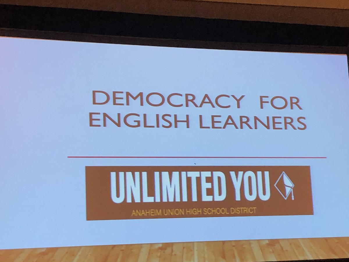 DrRenaeBryant's tweet photo. On Friday at #CABE19 #AUHSD @michaelmatsuda &amp; Assist Supt @DrJaronFried presented at the Administrative Leadership Symposium on how we are using the English Learner Roadmap to strategically meet the needs of English Learners. #AUHSDUnlimitedYou @CABEBEBILINGUAL @CalTog https://t.co/0bhvUTWDsN