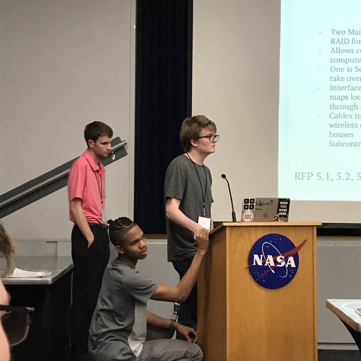Taylor3Glenn's tweet photo. All the presentations are complete at the JSC Space Settlement design competition now time for lunch, tour, & results. Four companies & 1 “contract”. Who will it be?. #WeAreKPark #JSCSSDC19 https://t.co/yH991QXxEj