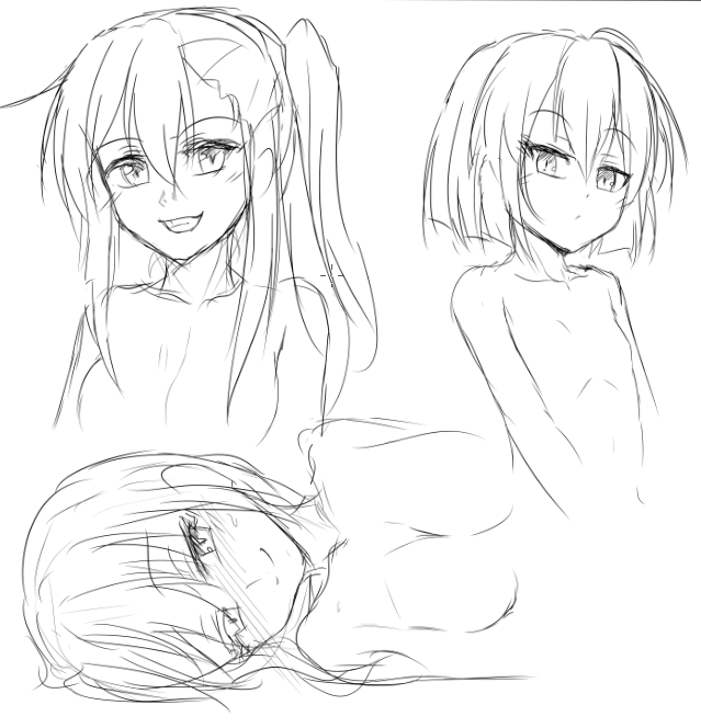 ちょっちお絵描きラフ練習期間 