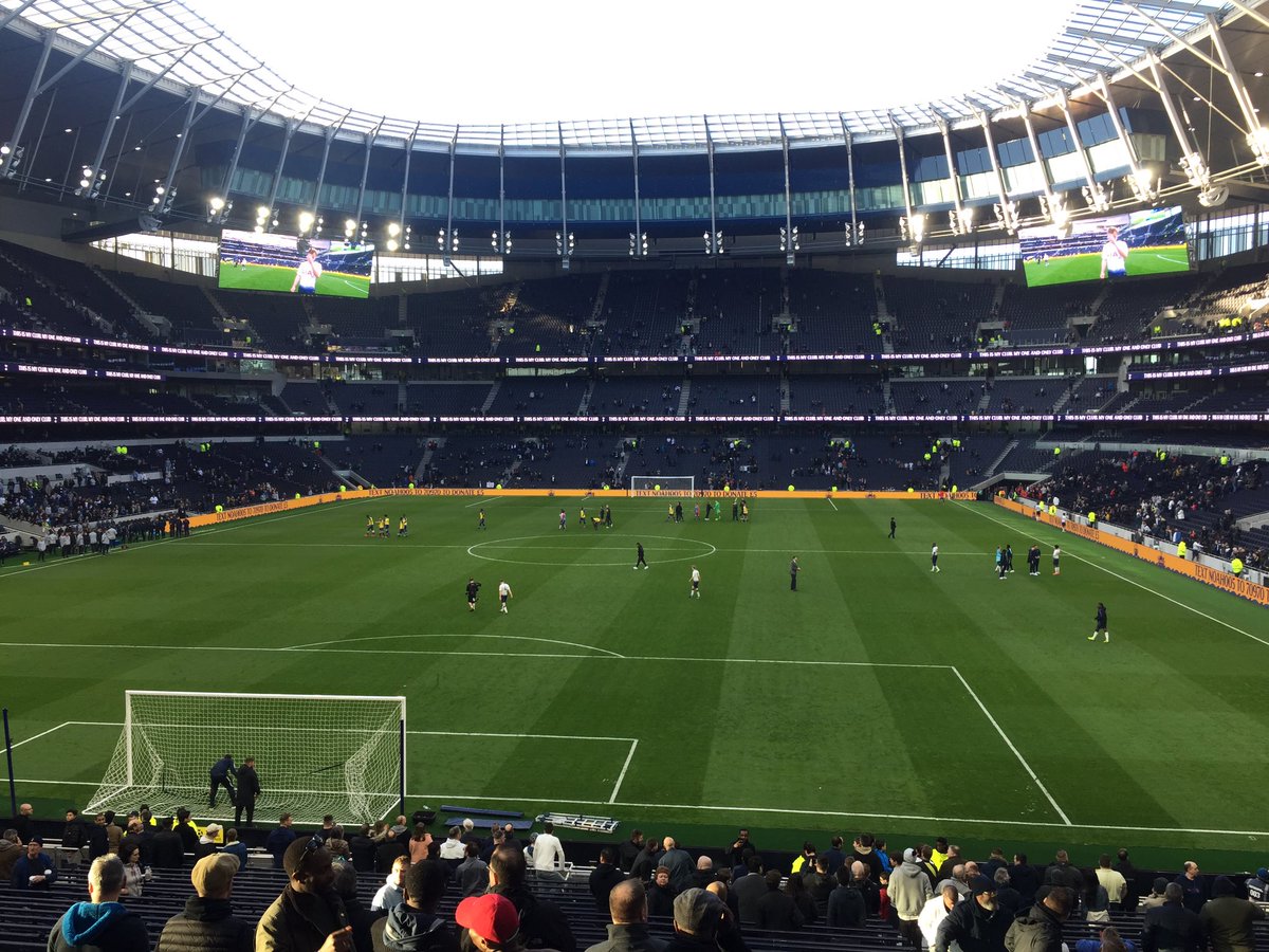 MPH1982's tweet photo. Good thing about today is being able to get in the park lane end to have a gander at the view #COYS #NotASingleBrick https://t.co/WnIhYN0xEe