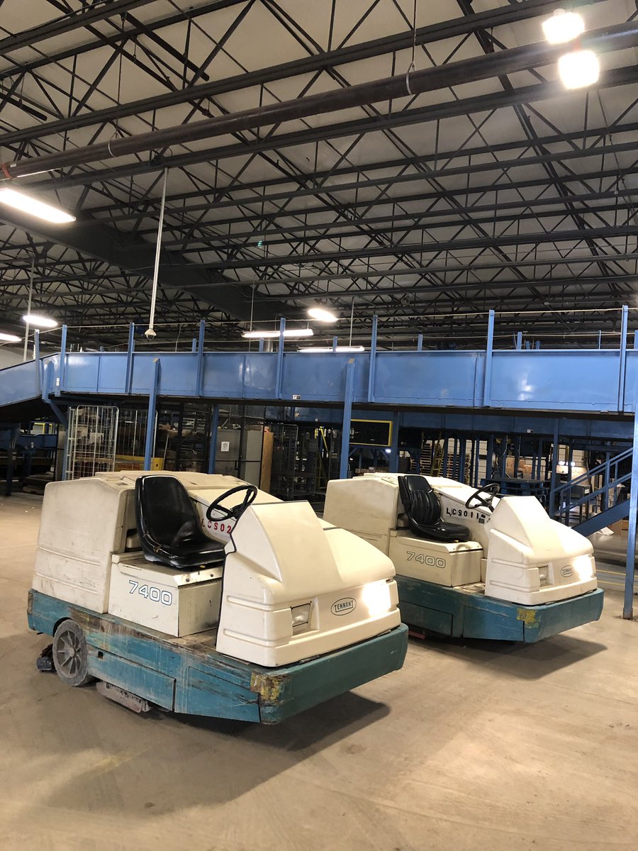 LCSJAN's tweet photo. Swapping out to Tennant 7400 scrubbers for maintenance. https://t.co/OFTMJDEPNn