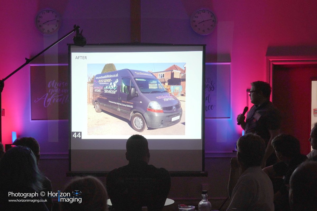 FarnboroughJets's tweet photo. Really creative 10 minute presentation from the Design and Marketing Power Team! I suppose it's in the name :) Speakers were:
  – David Hogg of Horizon Imaging
  – Scott Allen of Green Trumpet Design
  – Agata Bridgland of The Best Print
  – Richard Woods of the Lead Gen Academy https://t.co/8no1kmZ2aO
