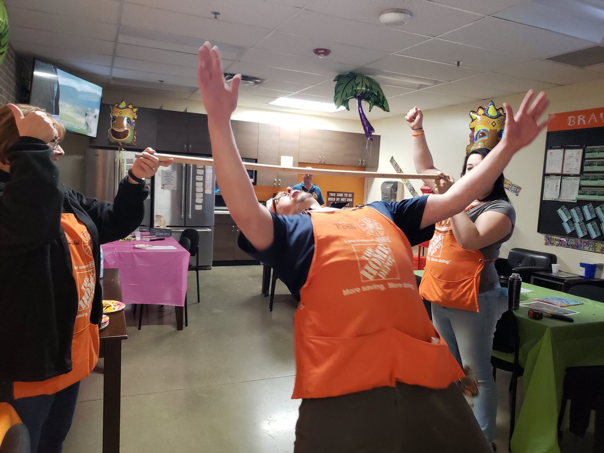 EmilyPease18's tweet photo. How low can you go?!  Limbo contest here at 2758! @THDShelby @jody_delicato @Maadd33 @KathyHD2758 @Thomas_Jabtecki @BobbyPooleII https://t.co/PMd9PmrkVk