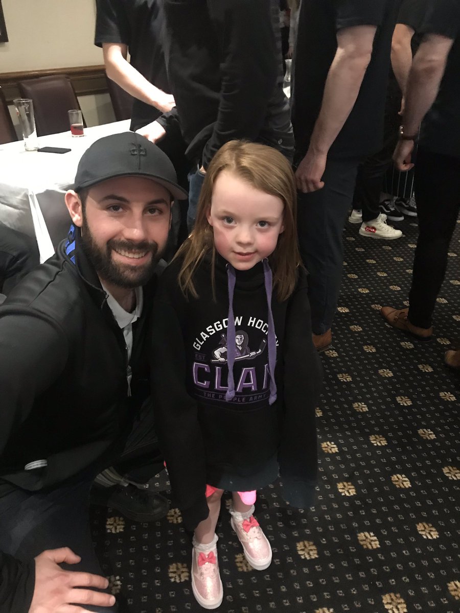 Linda__xo's tweet photo. Thanks so much to @ClanOSC for a great day at the kids awards! Aoife had a great day &amp; thanks for letting her present @Rumpz91 with his award 🏆 #AnotherGreatEvent 💜🏒 https://t.co/fQOClmFXqP