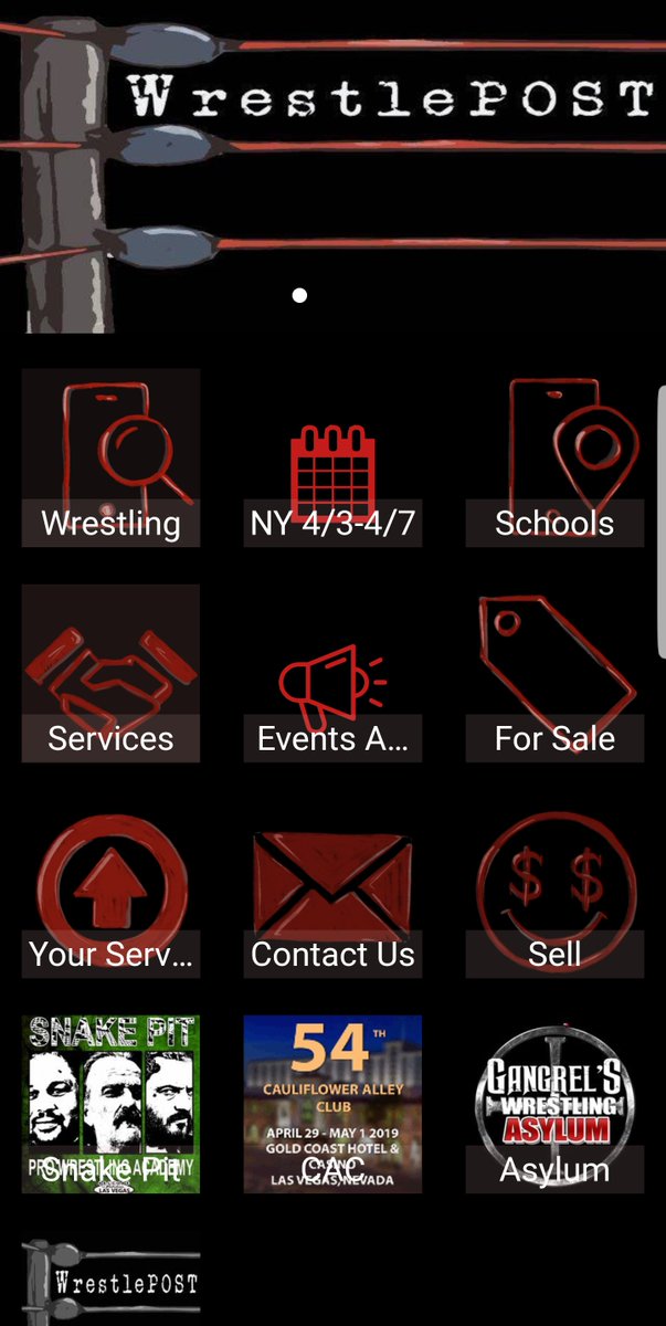 WrestlePostApp's tweet photo. ‼️JUST ADDED‼️

Download the #WrestlePOST app to check out the all new LIVE EVENTS section for April!
FIND. MORE. WRESTLING.

Available on Apple &amp; Android
FIND events, promotions, and schools!

#WrestlingCommunity #ProWrestling #WrestlePOST #WrestlePOSTapp https://t.co/uipQSaX2MG