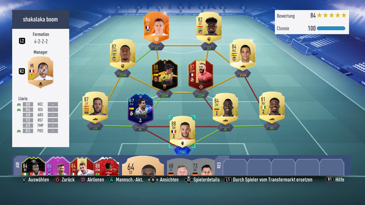 ValentinSeibel's tweet photo. #PS4share #sheeshteam hey yaya das ist mein Team habe 60k lloris und gerad moreno sind untrade danke schon einmal https://t.co/jUdOl0Uj5x