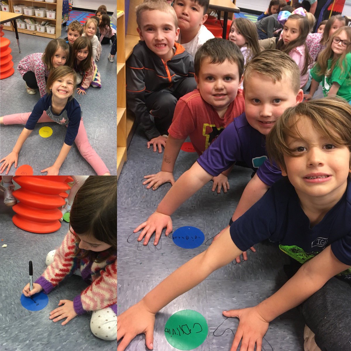 MrsStampK's tweet photo. Surprise #5 was Hollywood Day! 🎥 🍿 We even got to snap pictures on the red carpet and add our names and handprints to the Walk of Fame!! 📸 🖐🏼
We said, “See you soon!” to our classroom and can’t wait to see the renovations!! #TMESeagles #hollywoodday #classroomstars https://t.co/rcuXqemcKO