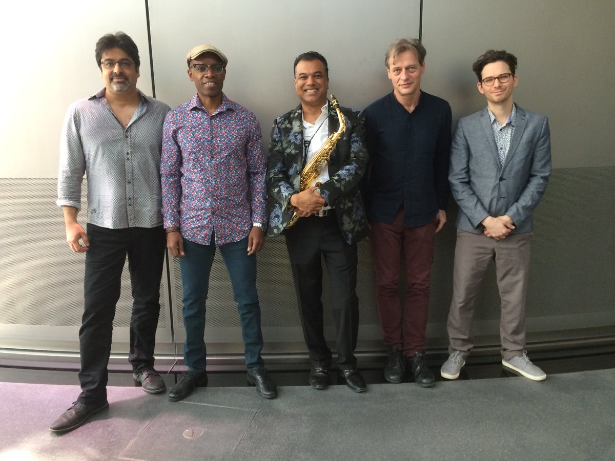 rudreshm's tweet photo. We rocked it today at the @BMW_Welt Jazz Awards.
Let's see if we make the finals.
@RezAbbasi @Bobby_Avey @RudyRoyston and #françoismoutin https://t.co/d8tsuk3ifq