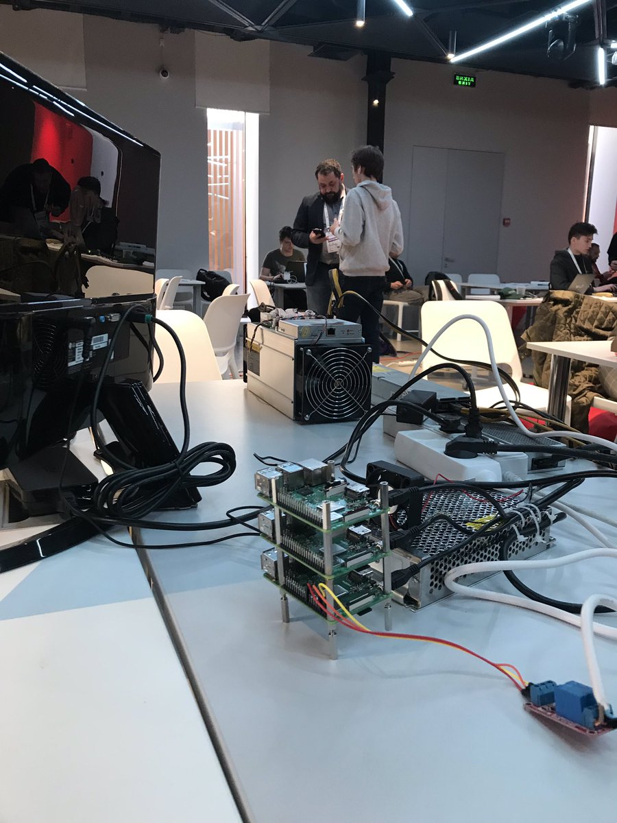 vadymnx's tweet photo. bootstrapping iot use case for distributed energy market using @geo_protocol at blockchainua hackathon. thx team and orgs for a cool event
@Interledger @machinomy @OnderPlatform https://t.co/Yo8WrPzoAj