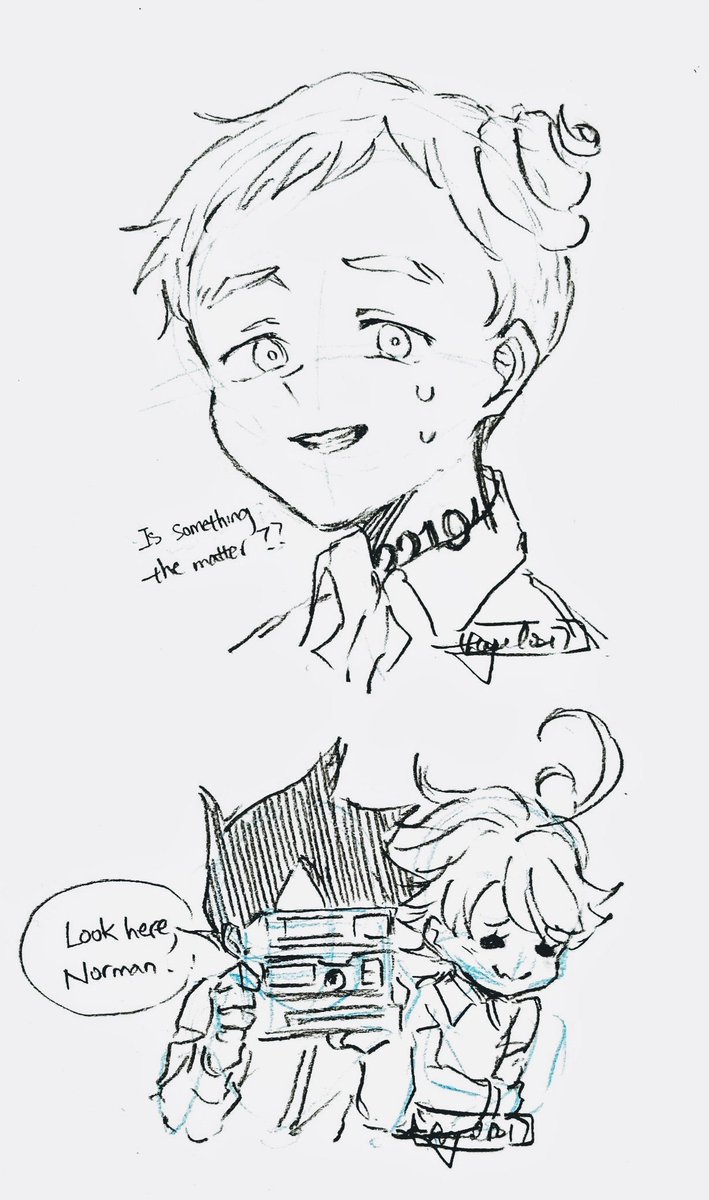 Ray: look at Norman's sh*tty hair, Emma 