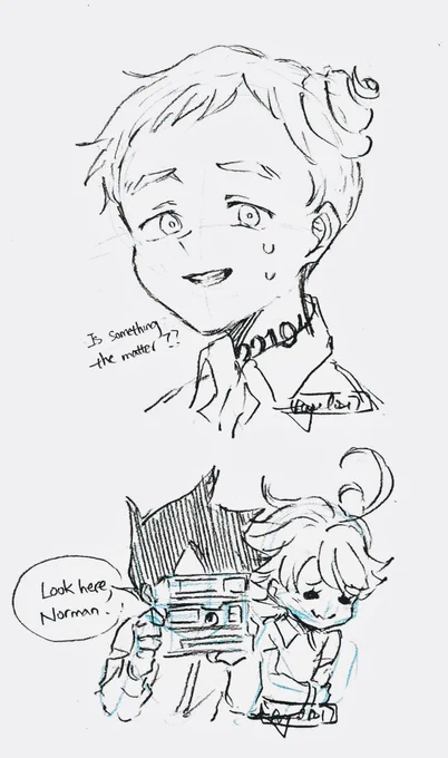 Ray: look at Norman's sh*tty hair, Emma 