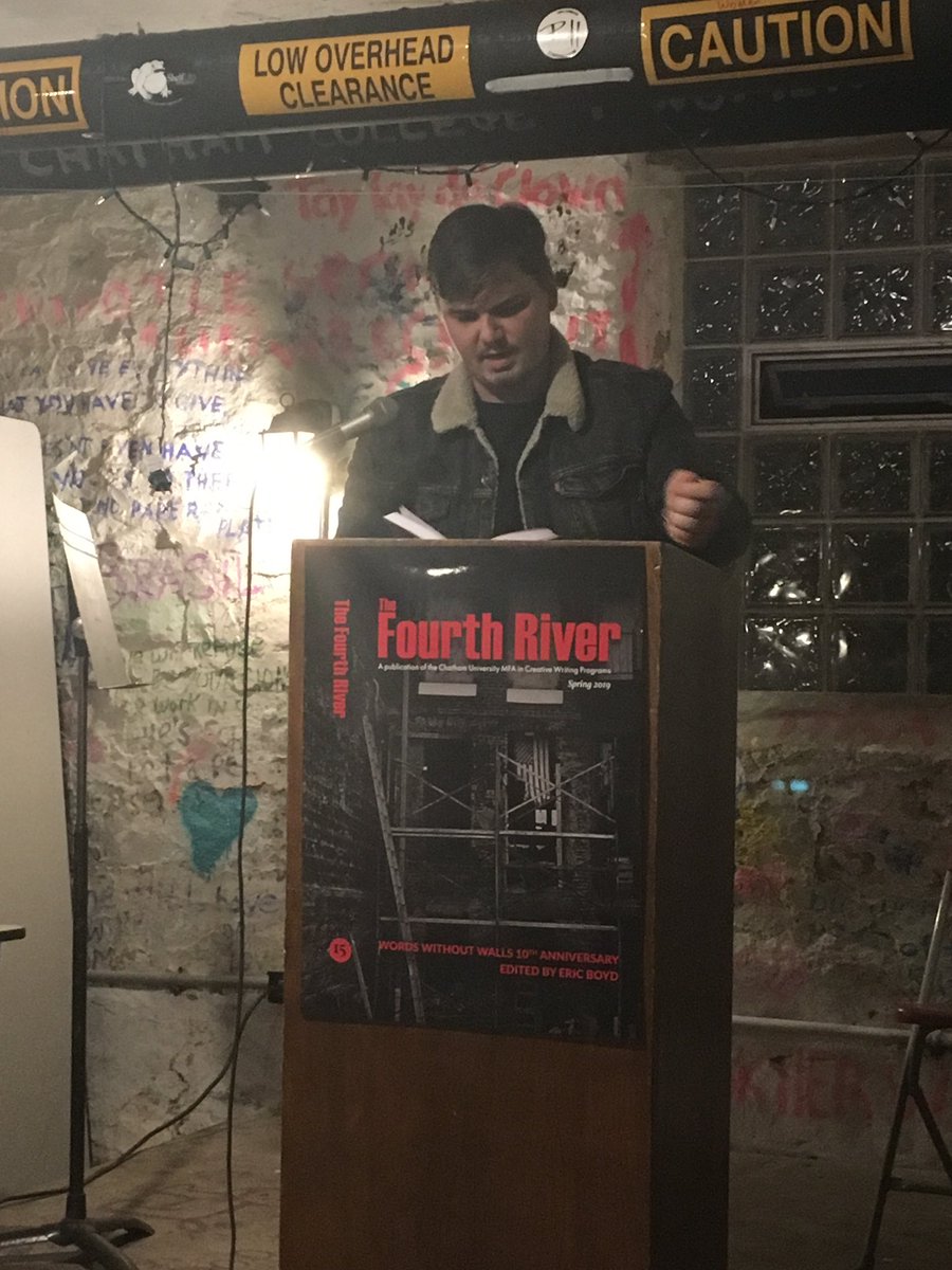 WWWChatham's tweet photo. Last week @thefourthriver launched issue 16 with a folio celebrating 10 years of Words Without Walls. Photo credits to @SheilaSquill. https://t.co/L4J5by6A7E