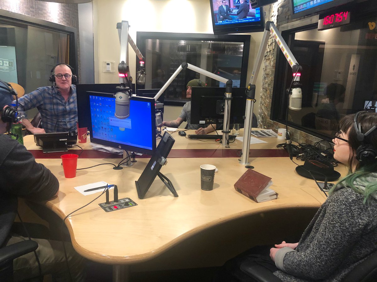 590VOCM's tweet photo. Tune in to the VOCM #SundayDrive with host @DarrellPowerNL! We’ve got some local comedians discussing the comedy scene in NL! Welcome guests Liam Small, Stephen Curtis, &amp; Serena Simoni! - @RayleneMackey https://t.co/J4LqBmNYmN