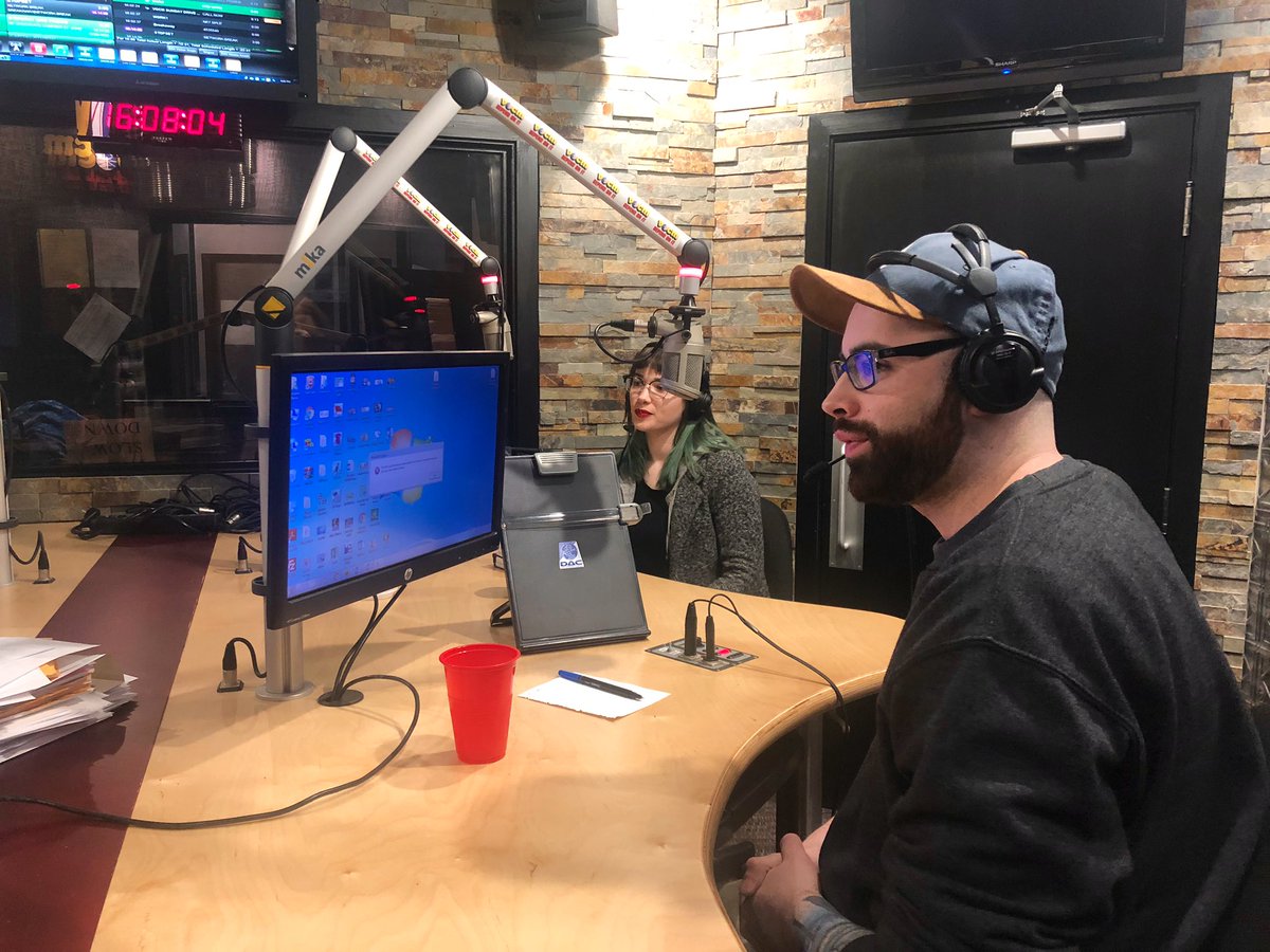 590VOCM's tweet photo. Tune in to the VOCM #SundayDrive with host @DarrellPowerNL! We’ve got some local comedians discussing the comedy scene in NL! Welcome guests Liam Small, Stephen Curtis, &amp; Serena Simoni! - @RayleneMackey https://t.co/J4LqBmNYmN