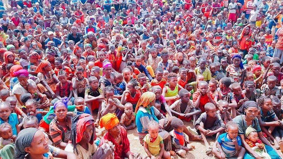 ednaalemayehu's tweet photo. We met Dawit in #ArbaMinch, he's the one who took the pic of the Gamo elders kneeling. He's now bringing attn to another humanitarian crisis in the making, it's a ppl called #Basketo displaced from #Melo, #GamoZone. 37,000 displaced, 680 homes burned. (1/2) https://t.co/lT0vSc5WGx