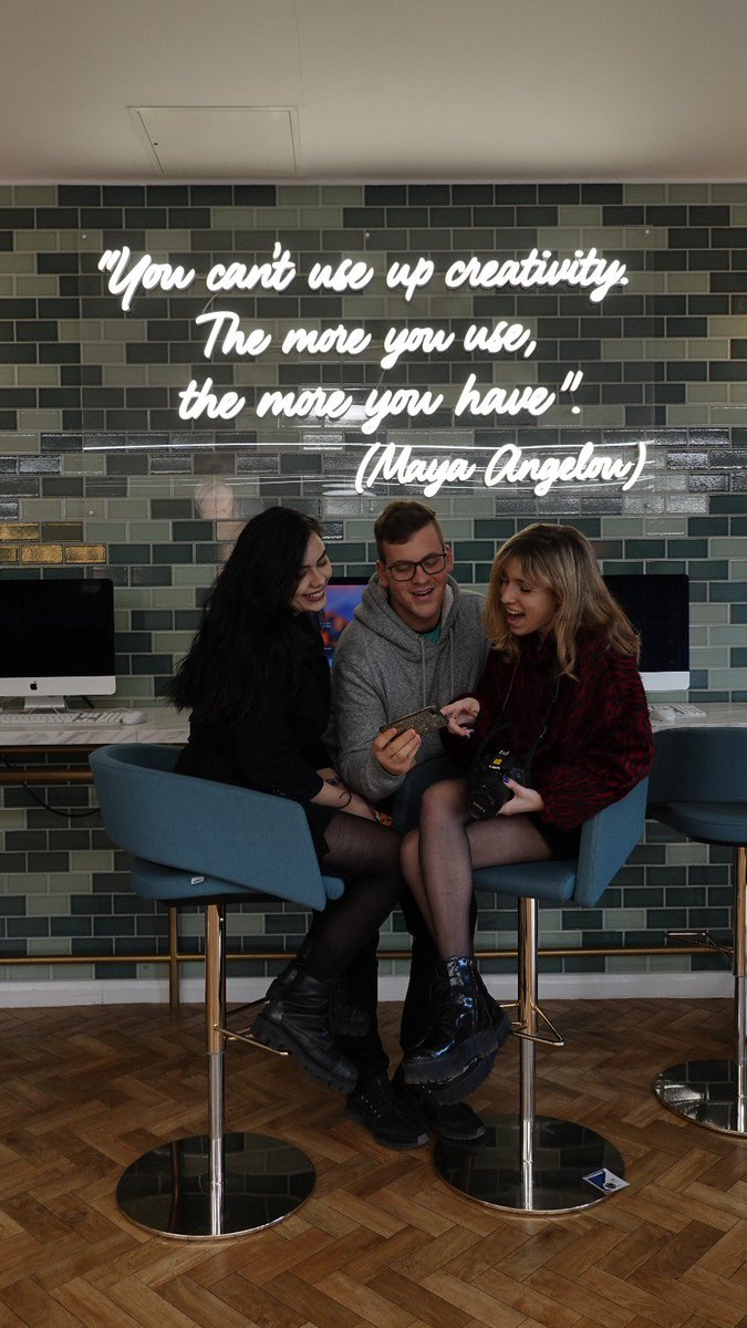 Digital84002338's tweet photo. "You can't use up creativity. The more you use, the more you have." Maya Angelou #EllenTerryBuilding  
#DigitalMedia #CoventryUniversity #EnjoyTheStudentExperience #ChooseCUDigitalMedia #Coventry #CultureCity https://t.co/gUjbTlSJbk