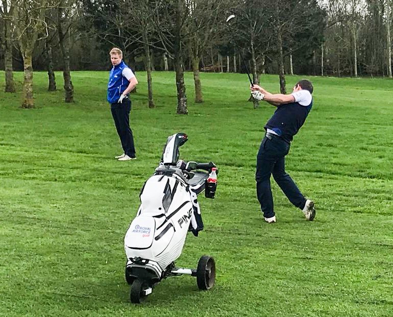 RESULT - After winning the morning foursomes 4-1 the RAF Men unfortunately weren’t able to maintain the momentum after lunch losing the afternoon singles 8-2 meaning the overall match result was 9-6 to <a href="/Glosgolf/">Gloucestershire Golf</a>. The players should however be very proud of their performance today