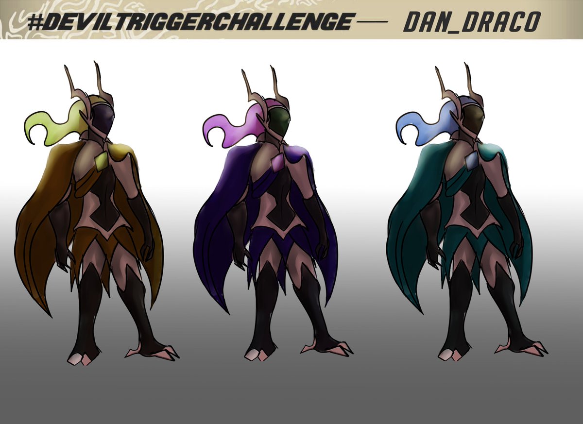 Dan_Draco's tweet photo. Well this was fun, I made my own Devil trigger in the #DevilTriggerChallenge + color palletes. Thanks to @KAINONAUT for the challenge
The sword is called Sliver Draconic 1/2 https://t.co/7iGCg8XCQq