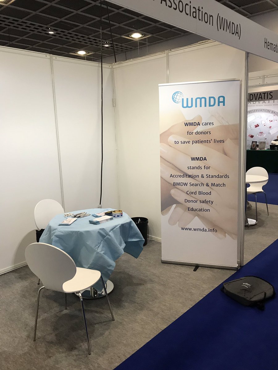 WMDA_office's tweet photo. Come to visit us at EBMT and learn all about GRID and our online education programmes! #WMDA2019 #EBMT19 @marrow https://t.co/LrQ6lQxmuh