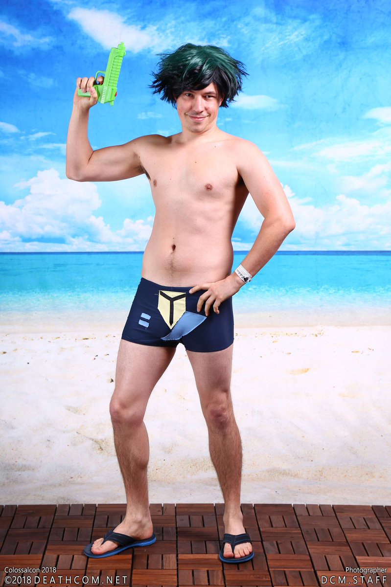 hitomichan's tweet photo. Justin’s Spike Spiegel (Spike Speedo) and my Ed cosplay from Cowboy Bebop!
Taken at #Collosalcon 2018 by @DCMcosplay https://t.co/sHSA5GX4h2