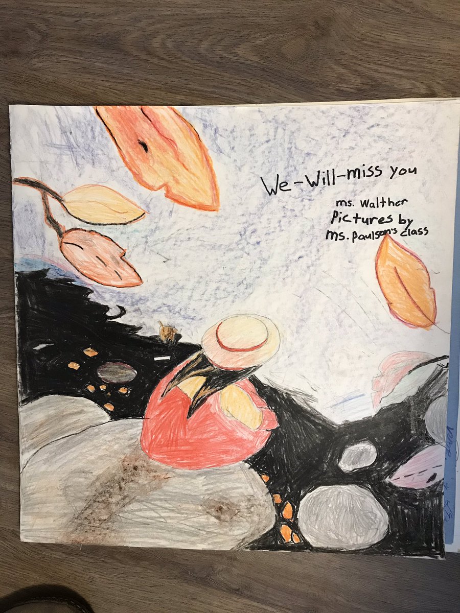 SPGunson's tweet image. Feeling the love from students and staff at WKE. One class created a “book card” of Shi-Shi-Etko which everyone in the school signed. It was a story I introduced this year. #@sd91bc #@strong_nations #bctla #TeachersMatter #AbEd #lovemyjob #teacherlibrarian