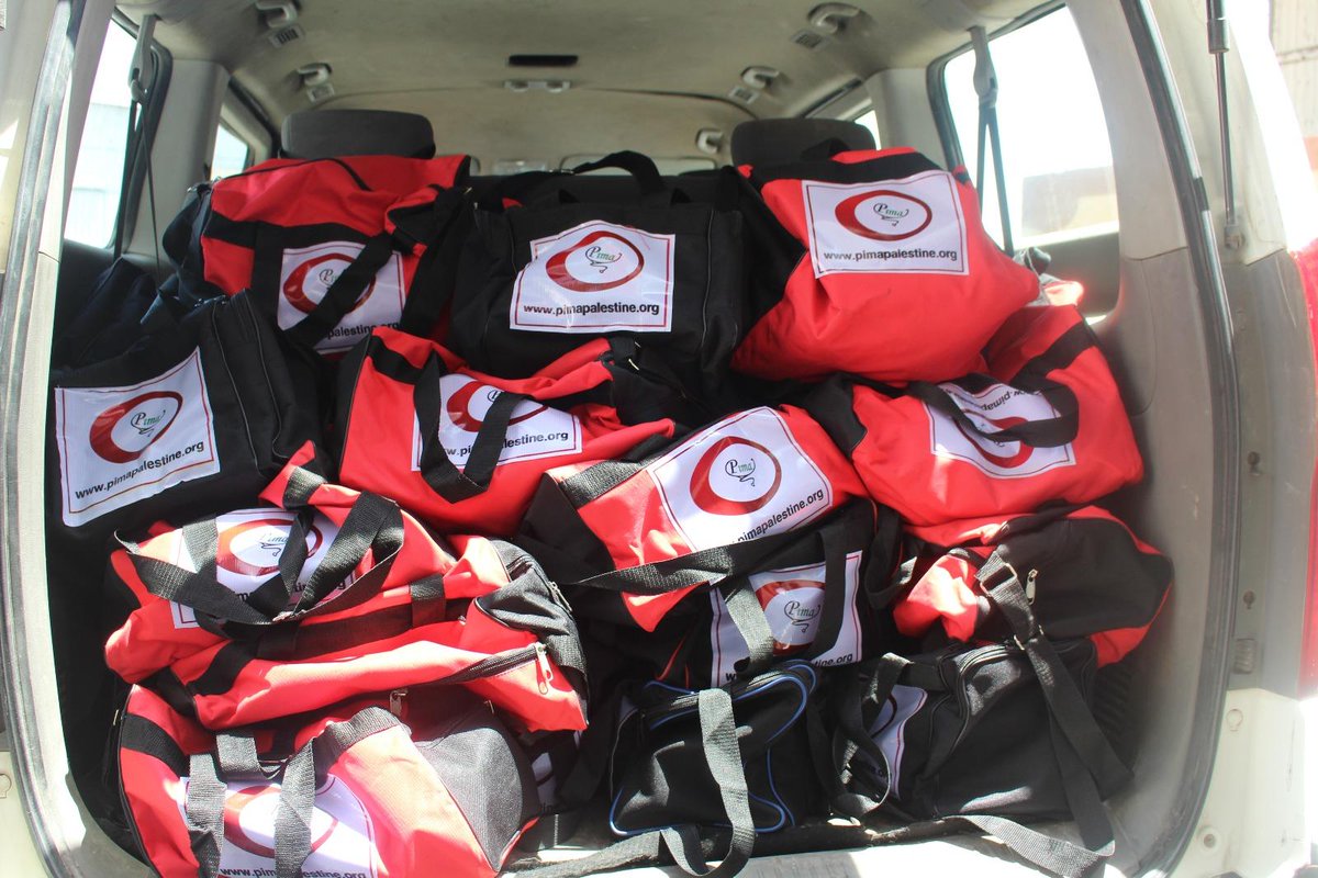 Did you know that by donating just £30 can pay for a lifesaving first aid kit like these?  mydonate.bt.com/events/gazaapp… #Palestine