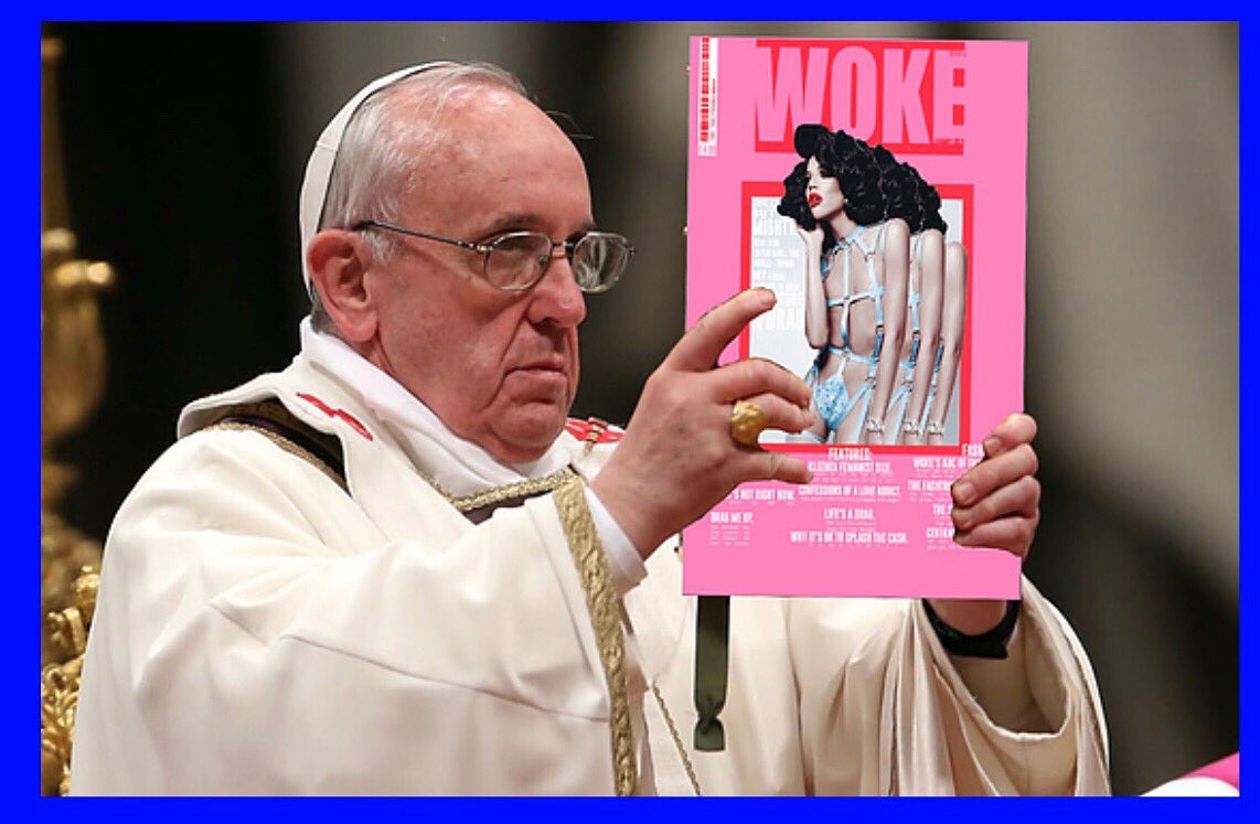 Popey gettin’ wokey #wokemagazine #getwoke