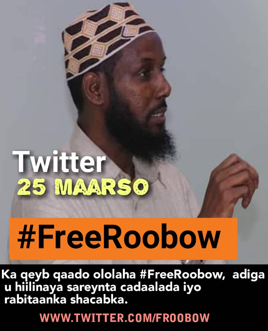 AliAbdiMohamme2's tweet photo. FREE ROBOW https://t.co/y91bDr7DDl