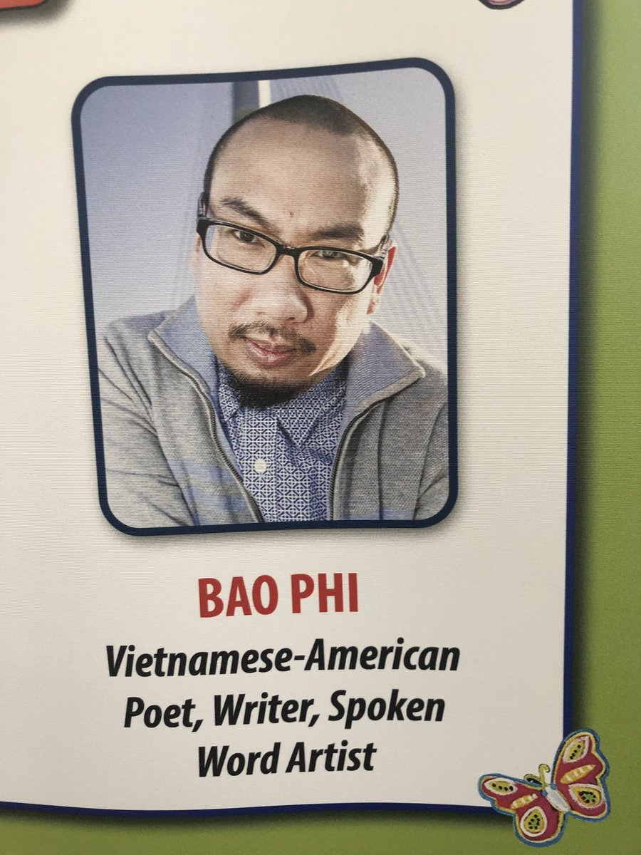 DrRenaeBryant's tweet photo. It was awesome 2 mt w/ Bao Phi 2 discuss Viet lang, Viet Dual Lang Immersion prog, common experiences &amp; our nd 4 children’s books publ in Viet. We are ready to write a letter to your publisher. Thx #CABE19 &amp; Dr. Annie Duong 4 this opp! #AUHSD #AUHSDUnlimitedYou #Vietnamese https://t.co/Ws24TphHjH