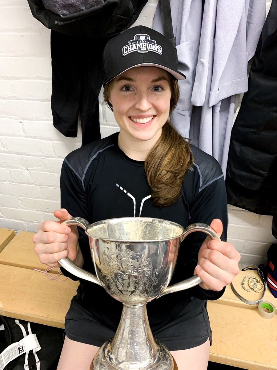 Congratulations to Kelly Murray and the rest of the @InfernoCWHL on winning the #ClarksonCup